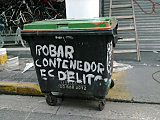 Robar contenedores es delito (Córdoba)