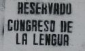 Reservado Congreso de la Lengua