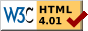 HTML 4.01 Transitional válido